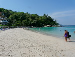 Hotel-Strand  der Kata Noi Beach Strand und die Andaman See [Indischer Ozean] (TH).